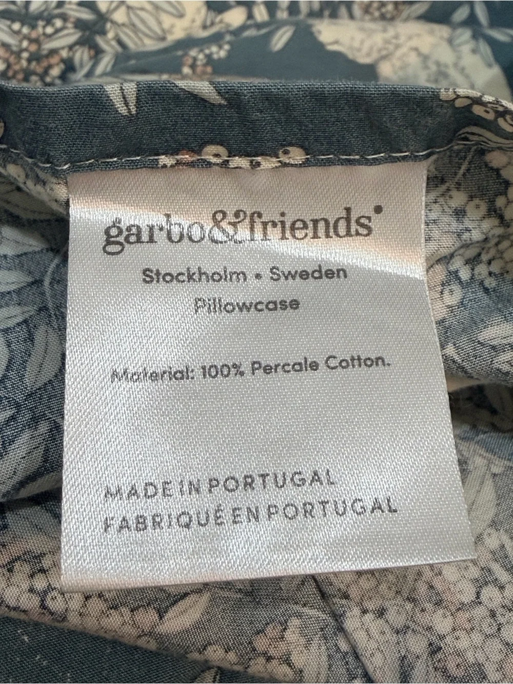 Garbo & Friends fabulous fauna sage green duvet with shams